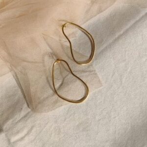 Brass Handmade Gold Plated Earring