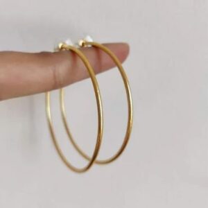 Brass Handmade Gold Plated Earring