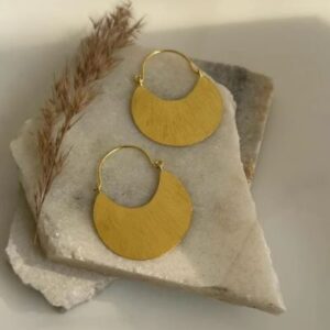 Brass Handmade Gold Plated Earring