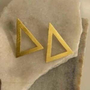 Brass Handmade Gold Plated Earring