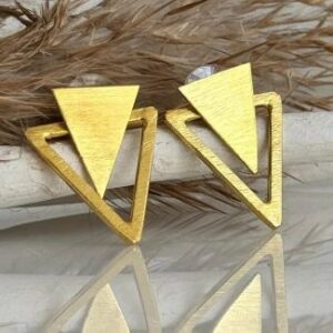 Brass Handmade Gold Plated Earring
