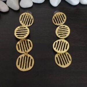 Brass Handmade Gold Plated Earring