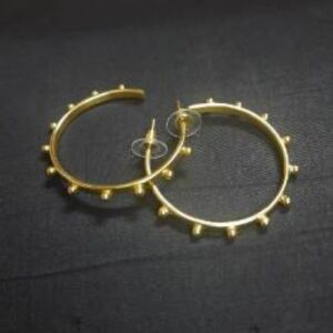 Brass Handmade Gold Plated Earring