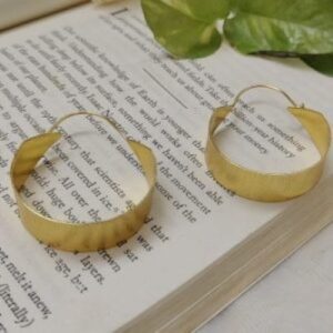 Brass Handmade Gold Plated Earring