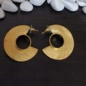 Brass Handmade Gold Plated Earring