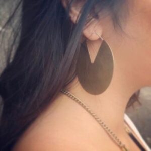 Brass Handmade Gold Plated Earring