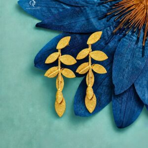 Opulent Leaf Cascade Earrings